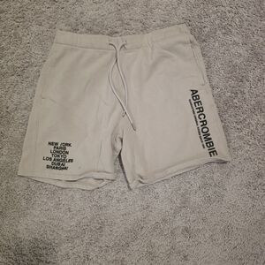 Abercrombie & Fitch Light Tan Athletic Shorts